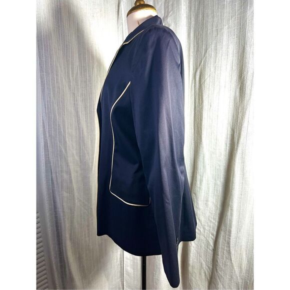 Oscar de la Renta | Women's | Blazers | Size 16 | Black and Cream Blazer - Picture 3 of 5